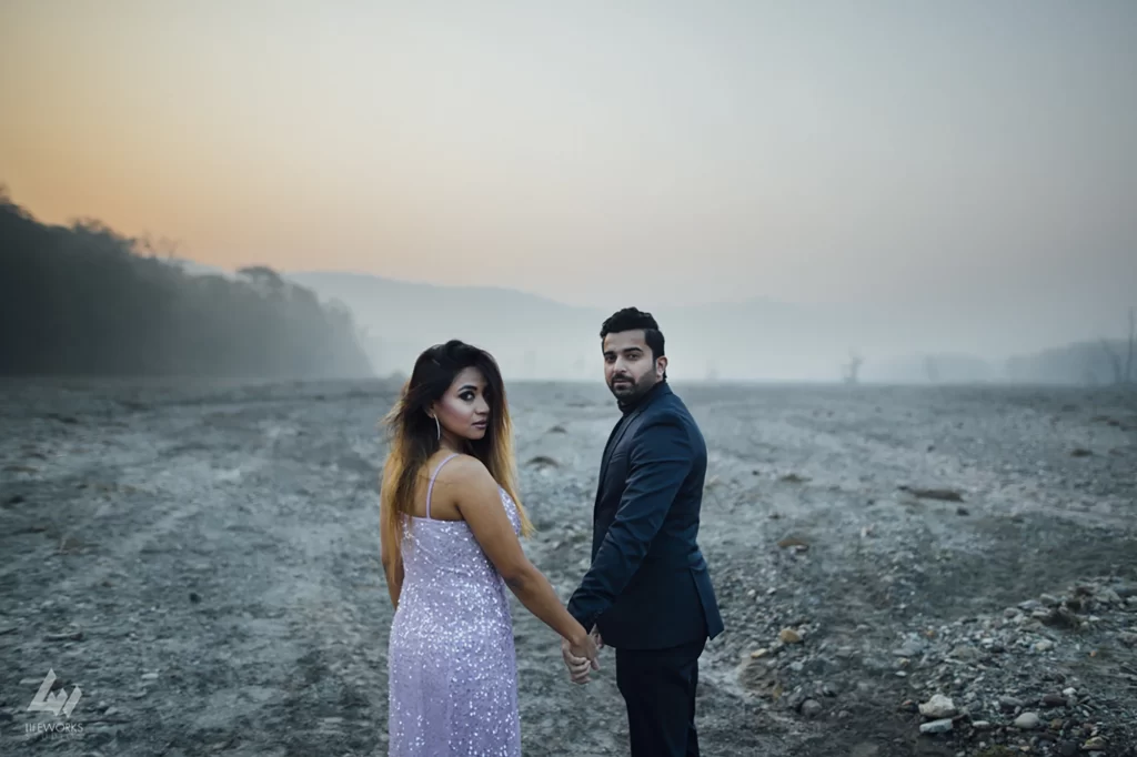 Pre wedding shoot in Rishikesh, Inida 