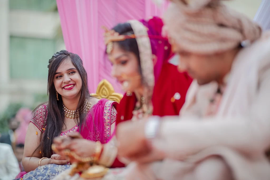 Couple engage in cultural wedding traditions, symbolizing their commitment and love as they embark on their marital journey.