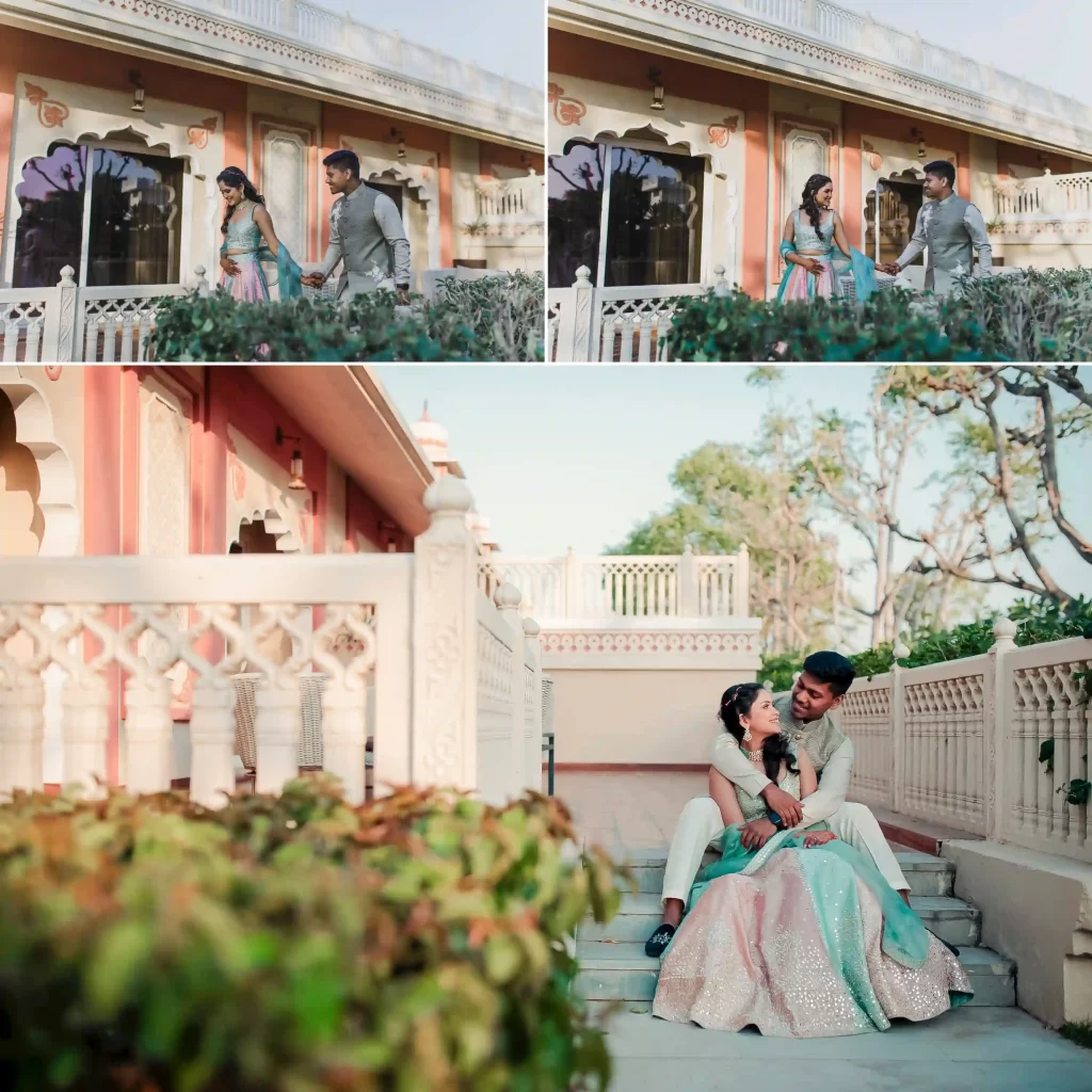 Colorful traditional Indian wedding attire at a Jaipur destination wedding