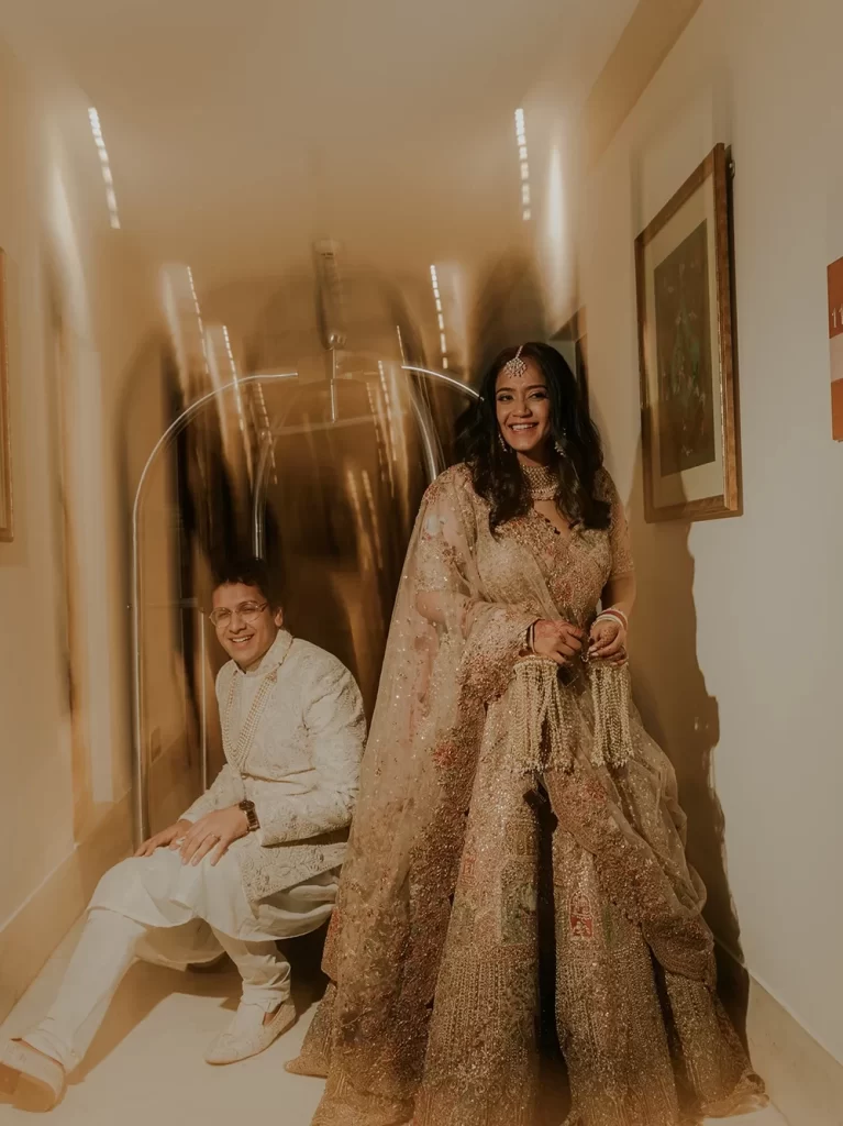 Bride and groom captured beautifully in stunning wedding photography in Abu Dhabi.